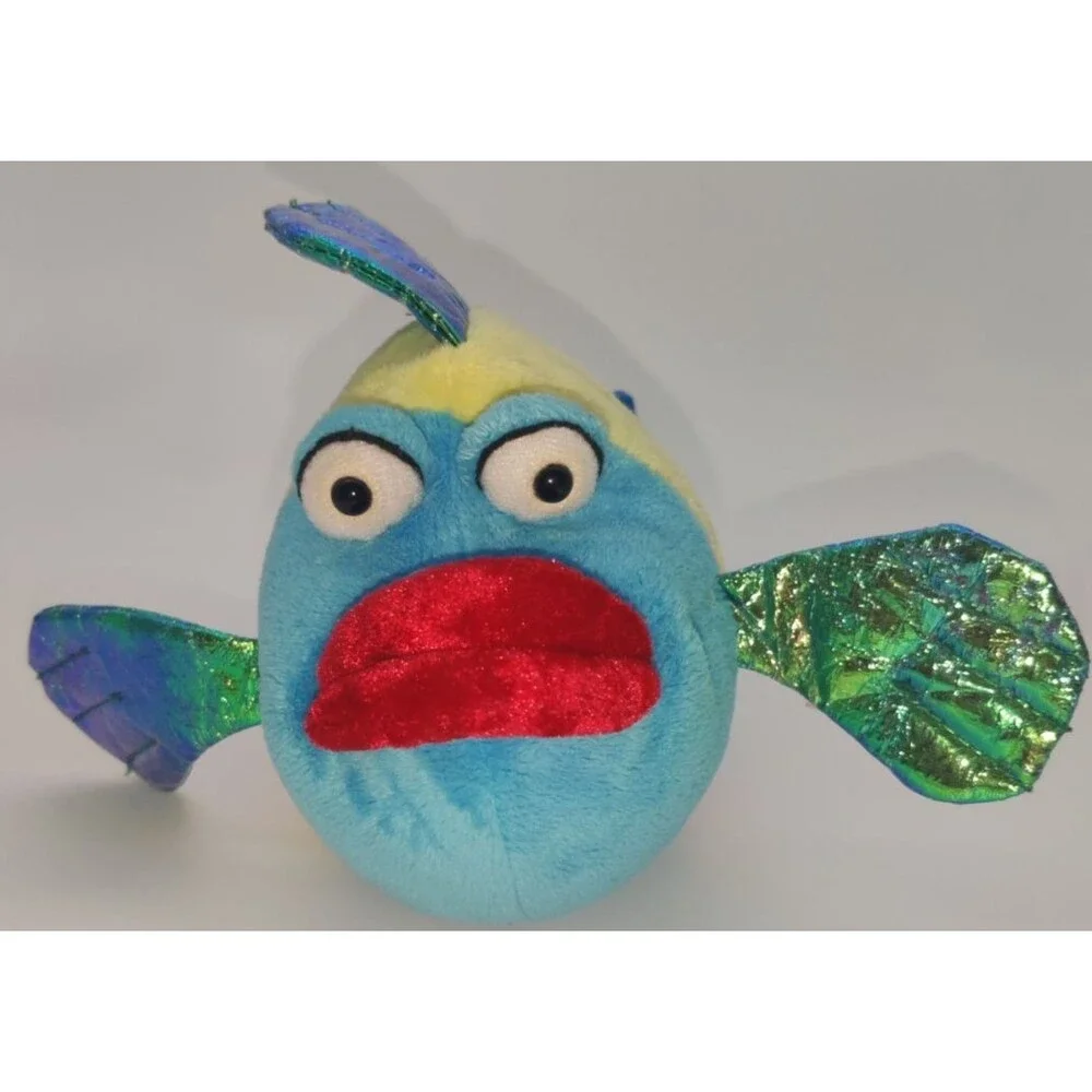 Ganz Webkinz Colorful Pucker Fish Plush 9